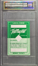 Load image into Gallery viewer, 1995 Ted Nugent+Bad Company Local Crew Stage Backstage Pass Graded NM-MT 8 iCert