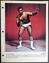 Load image into Gallery viewer, c1972 Lot of 22 Different Wrestling Photos Issued by Dimanche Vintage Sports