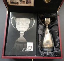 Load image into Gallery viewer, 2012 CFL 100th Grey Cup Complete Fan Set Original Wood Case Toronto Argonauts