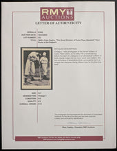Load image into Gallery viewer, 1960 Type 1 Photo Cubas Fidel Castro Baseball Uniform Instructing Youngster LOA