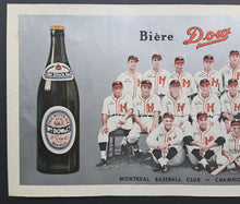 Load image into Gallery viewer, 1935 Montreal Royals Dow Beer International League Team Photo Vintage Poster