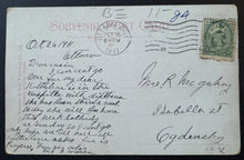 Load image into Gallery viewer, 1911 Postcard Of Canadian Pacific Railway Steam Engine Kansas City Southern