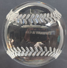Load image into Gallery viewer, 1997 World Series Gala Gift Tiffany & Co. Crystal Baseball in Original Box MLB
