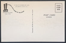 Load image into Gallery viewer, Vintage 1962 Frank Sinatra Dean Martin Rat Pack 500 Club Atlantic City Postcard