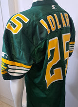 Load image into Gallery viewer, Morries Lolar Game Used Edmonton Eskimos CFL Starter Grey Cup Football Jersey