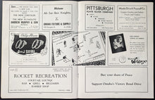Load image into Gallery viewer, 1945 Gordie Howe Omaha Knights USHL Hockey Game Program Vintage