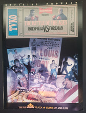 Load image into Gallery viewer, 1991 Holyfield vs Foreman Championship Bout Trump Plaza Boxing Program + Ticket