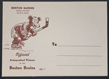 Load image into Gallery viewer, 1957 Boston Bruins NHL Hockey Team Photos Set Player Vintage