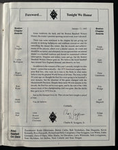 Load image into Gallery viewer, 1995 Baseball Writers of America Award Dinner Program Roger Boston Red Sox VTG