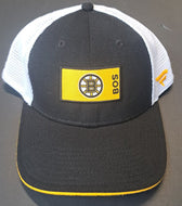 Boston Bruins Team Issued Fanatics Authentic Pro Snap Back NHL Hat Hockey Cap OS