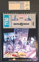 Load image into Gallery viewer, 1991 Holyfield vs Foreman Championship Bout Trump Plaza Boxing Program + Ticket
