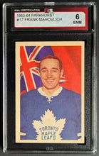 Load image into Gallery viewer, 1963-64 Parkhurst #17 Frank Mahovlich Toronto Maple Leafs Hockey Card 6 ENM KSA
