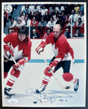 Load image into Gallery viewer, Signed Autographed Photo Team Canada Gary Bergman JSA Vintage IIHF Hockey