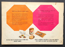 Load image into Gallery viewer, 1961/62 York Peanut Butter Yellow Backed Hockey Cards and Album NHL Vintage