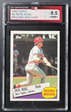 Load image into Gallery viewer, 1985 Topps MLB #6 Pete Rose Cincinnati Reds Record Breaker Baseball Card KSA Vtg
