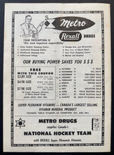 Load image into Gallery viewer, 1967 Winnipeg Arena Program Alan Cup Drumheller Miners Cdn Mens Hockey Team