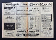 Load image into Gallery viewer, 1962 Boston Bruins Vs New York Rangers National Hockey League Game Program Vtg