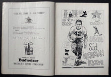 Load image into Gallery viewer, 1939 Wrigley Field NFL Program + Ticket Chicago Bears Vs Green Bay Packers Vtg