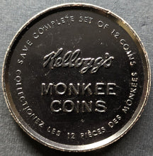 Load image into Gallery viewer, 1967 The Monkees Set of 9 Kellogg's Premium Collectible Plastic Vintage Coins