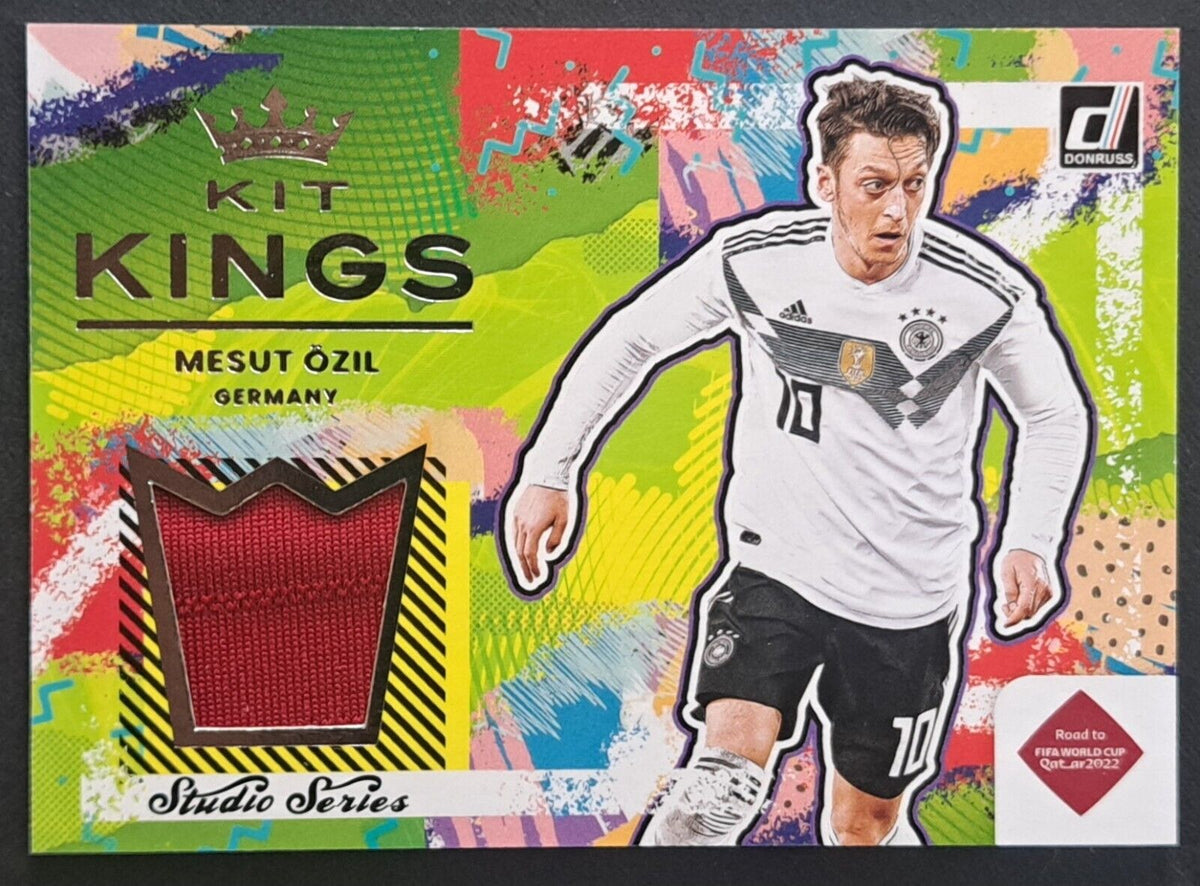 2021-2022 Mesut Ozil Soccer Card Donruss Worn Used Jersey Germany
