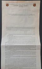 Load image into Gallery viewer, 1977 Vintage Hockey NHL Revised Standard Players Contract Form Unsigned