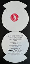 Load image into Gallery viewer, Hockey HOF Signed Complimentary Admission Ticket Autographed By Norm Ullman NHL
