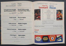 Load image into Gallery viewer, 1980 Roberto Duran Sugar Ray Leonard Welterweight Championship Fight Program VTG