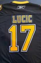Load image into Gallery viewer, 2007-08 Milan Lucic Boston Bruins Alternate Reebok Replica Jersey NHL X-Large