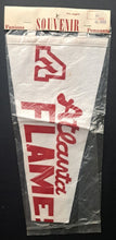 Load image into Gallery viewer, 1970s Atlanta Flames Unopened Hockey NHL Pennant Banner Original Vintage