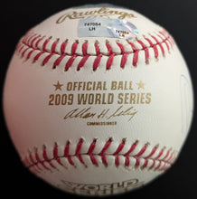 Load image into Gallery viewer, Official 2009 World Series Baseball Signed NY Yankees Coaching Staff Steiner COA