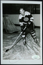 Load image into Gallery viewer, Signed Autographed Team Issued Photo Bill Goldsworthy Boston Bruins Vtg NHL JSA