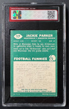 Load image into Gallery viewer, 1960 Topps CFL #17 Jackie Parker Edmonton Eskimos Football Card KSA 6.5 ENM+ Vtg