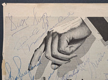 Load image into Gallery viewer, 1961/62 Stanley Cup Team Signed Program Page Toronto Maple Leafs NHL Hockey