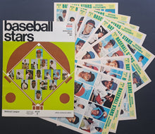 Load image into Gallery viewer, 1969 National League Baseball Stars Photostamps Complete Set + Album MLB Vintage