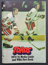 Load image into Gallery viewer, 1973/74 Toronto Toros First World Hockey Association WHA Season Media Guide