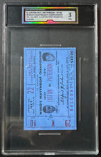 Load image into Gallery viewer, 1963 Heavyweight Boxing Championship Ticket Sonny Liston Floyd Patterson iCert