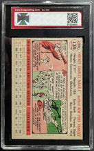 Load image into Gallery viewer, 1956 Mickey Mantle New York Yankees Topps Baseball Card #135 Graded KSA 4.5 VGE+