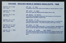 Load image into Gallery viewer, 1998 Lou Boudreau Signed Cachet 50th Anniversary Cleveland Indians World Series