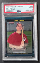 Load image into Gallery viewer, 2002 Bowman #44 Chrome Joey Votto Draft Picks Rookie Baseball Card KSA 9 Mint