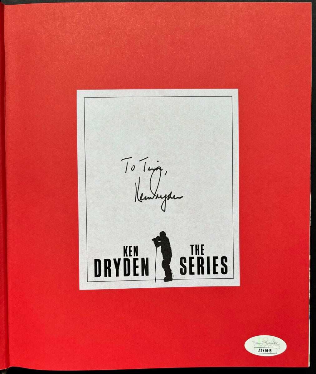 Ken Dryden Autographed Signed Book The Series Montreal Canadians