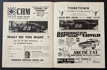 Load image into Gallery viewer, 1971 Pinecrest Speedway O'Keefe Trophy Stock Car Race Program Driver Lineup Vtg