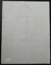 Load image into Gallery viewer, 1960s Jim Hall Champion Driver Signed Letter On Chaparral Cars Letterhead JSA