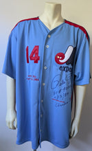 Load image into Gallery viewer, Pete Rose Signed Montreal Expos 4000th Hit Custom Jersey LE #10/500 COA HIT KING