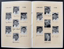 Load image into Gallery viewer, 1929 World Series Wrigley Field Program Chicago Cubs Philadelphia Athletics MLB