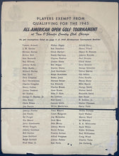 Load image into Gallery viewer, Entry Info + Application PGA 1945 Tam O’Shanter National Open Byron Nelson