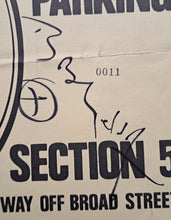 Load image into Gallery viewer, 1985 Bob Geldof Signed Autographed USA Live Aid Concert Parking Pass COA JSA Vtg