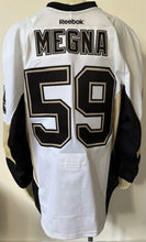 Load image into Gallery viewer, 2014-15 Jayson Megna Pittsburgh Penguins Game Worn Hockey Used Jersey NHL COA