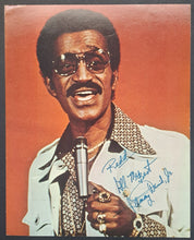 Load image into Gallery viewer, Sammy Davis Jr Signed Autographed Photo Vintage Music Celebrity Picture