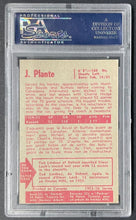 Load image into Gallery viewer, 1955 Parkhurst #50 Jacques Plante Montreal Canadiens NHL Hockey RC PSA 6 EX-MT