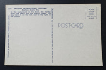 Load image into Gallery viewer, Daytona International Speedway Circa 1959 First Year Postcard Racing NASCAR